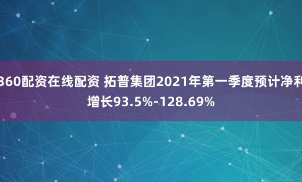 360配资在线配资 拓普集团2021年第一季度预计净利增长93.5%-128.69%
